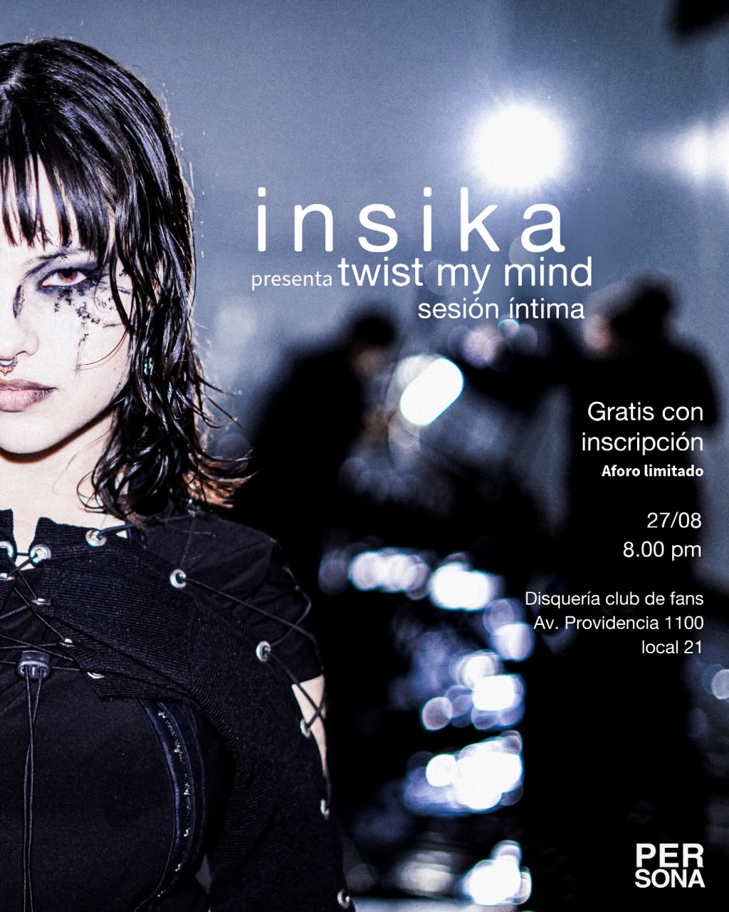 Insika presenta Twist My Mind, sesión íntima